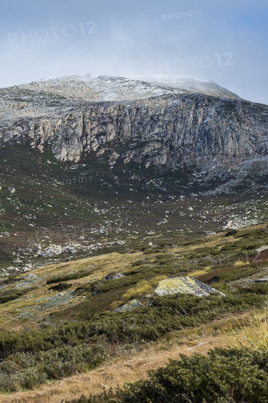 Australia, New South Wales, Mountain landscape at Charlotte Pass in Kosciuszko National Park