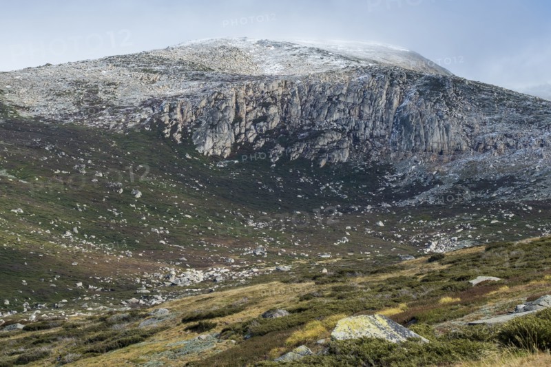 Australia, New South Wales, Mountain landscape at Charlotte Pass in Kosciuszko National Park