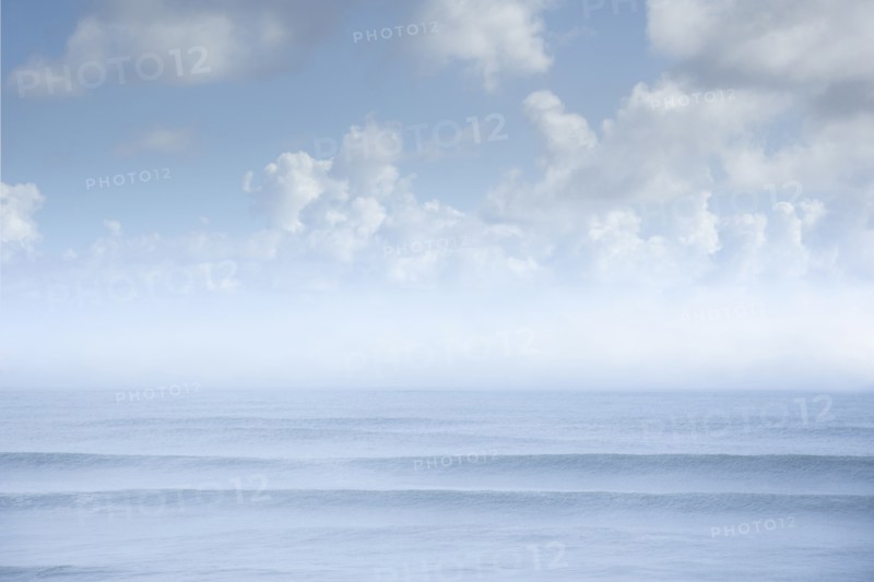 Fog and soft clouds over Atlantic Ocean