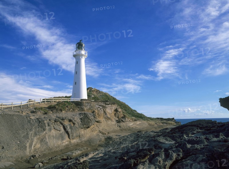 Lighthouse against blue sky