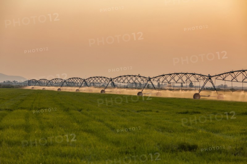 Irrigation equipment in field