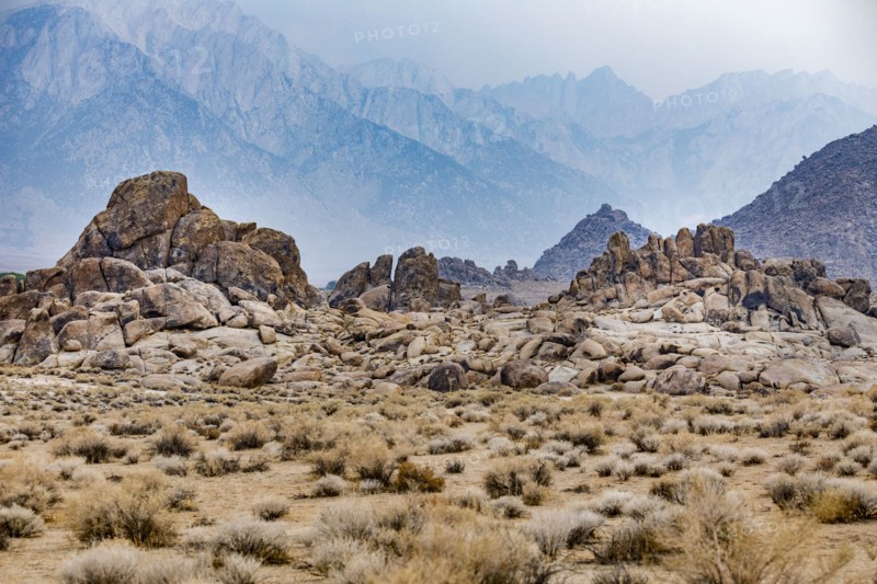 Rock Formations in Alabama Hills