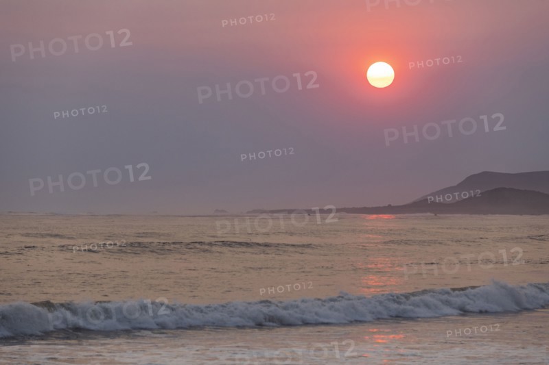 Beach at sunset