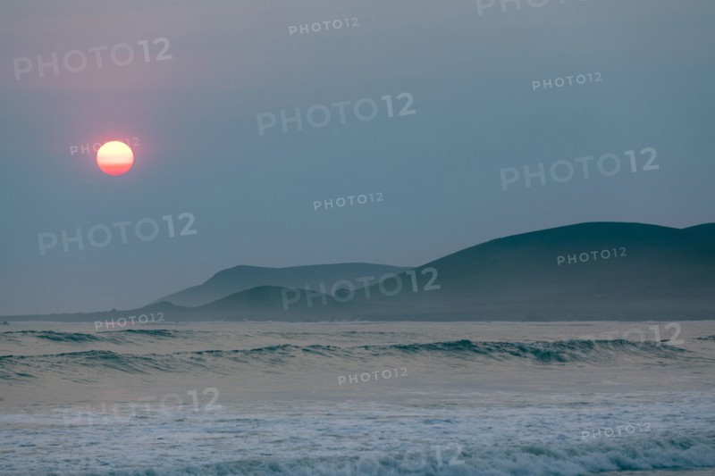Beach at sunset
