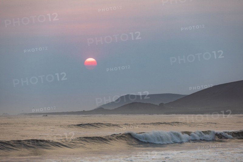 Beach at sunset