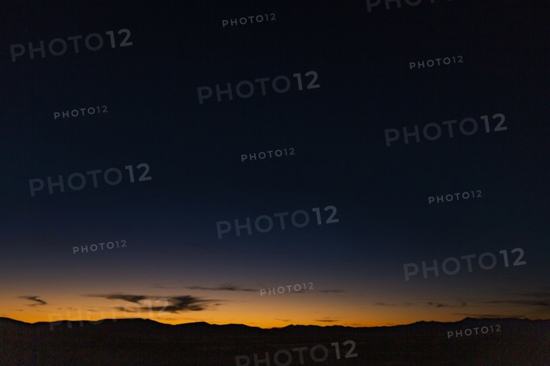 Dusk over foothills near Sun Valley