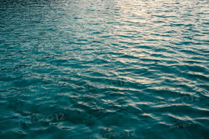 High angle view of rippling ocean surface