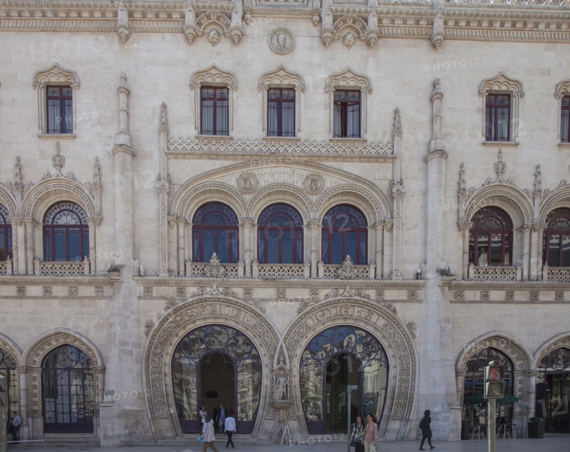 Ornate building facade
