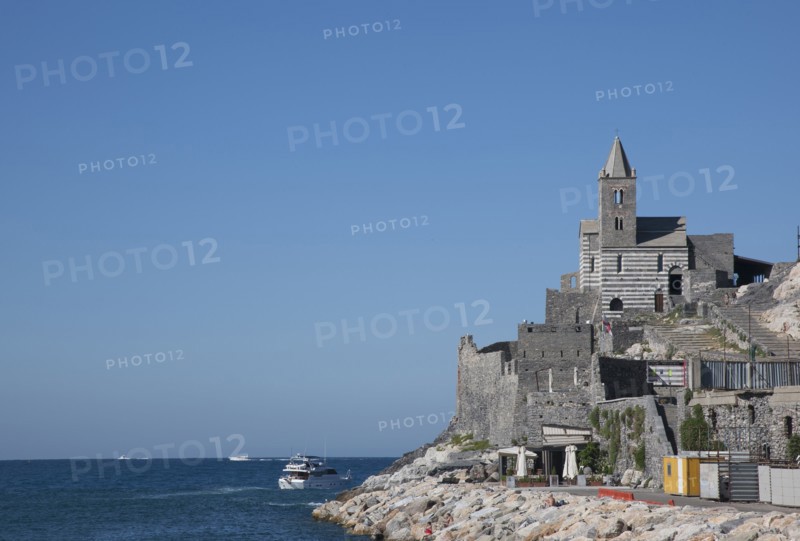 Buildings on Porto Venere waterfront