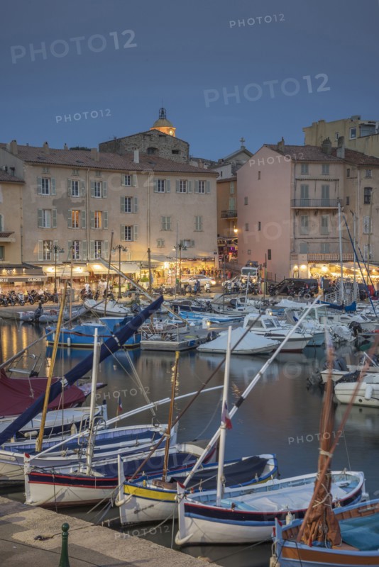 Boats docked in St Tropez marina
