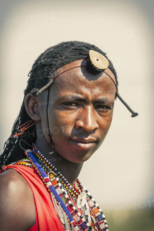 Black man wearing traditional clothing