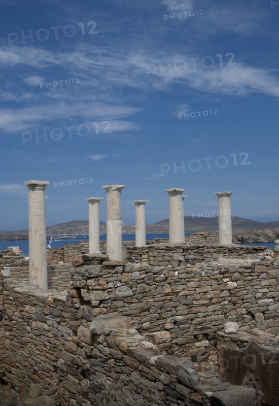 Pillars and ruin walls