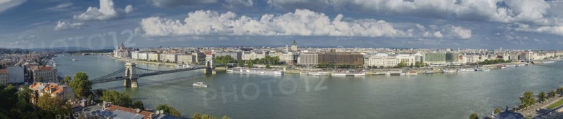 Panoramic view of waterfront
