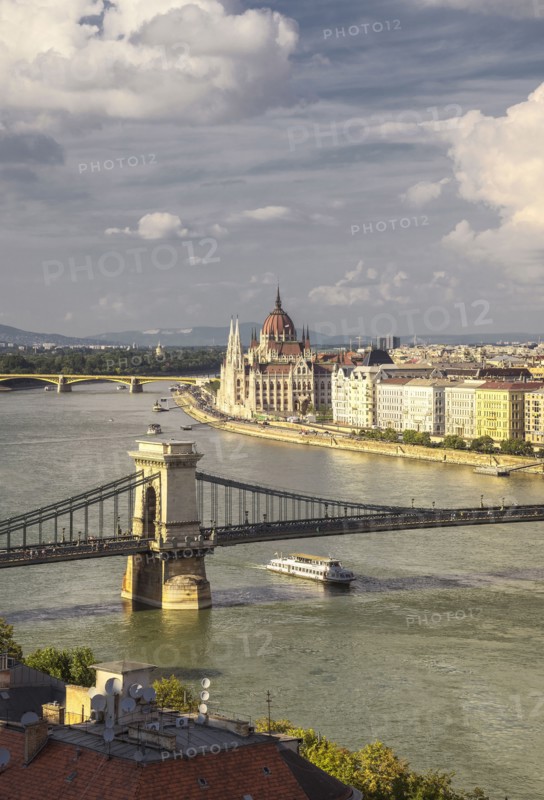 Bridge over waterfront