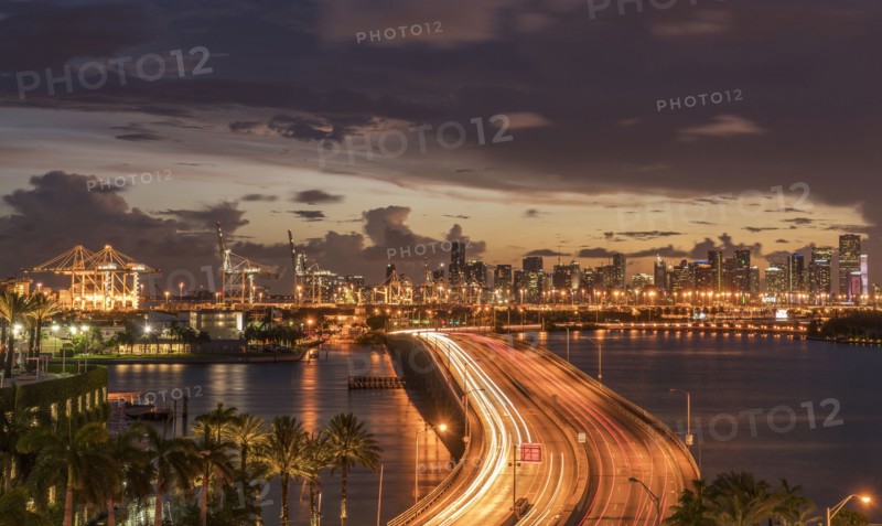 Bridge over water in Miami