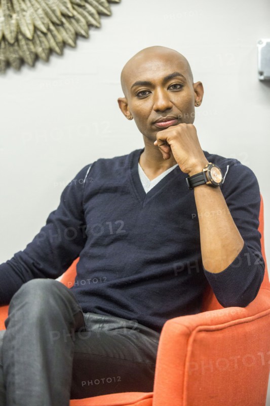 Portrait of serious African American man