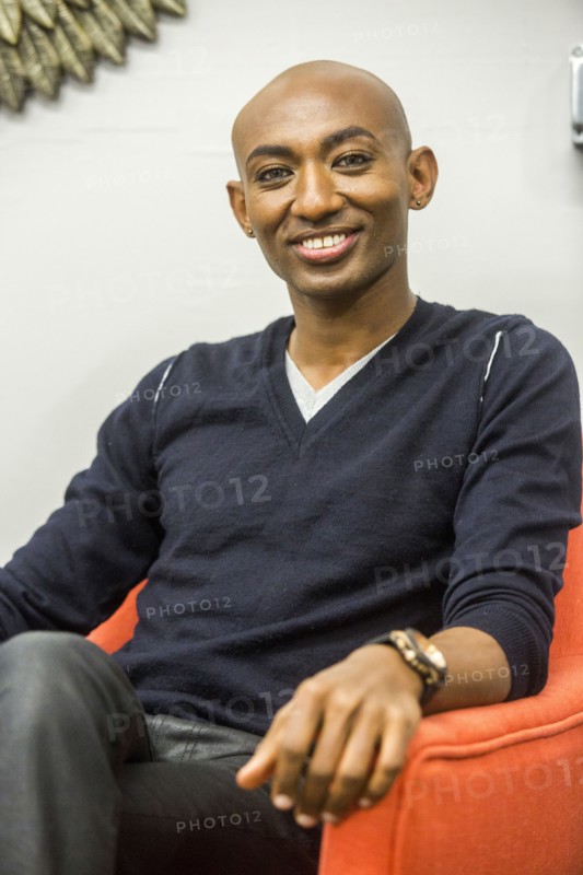 Portrait of smiling African American man