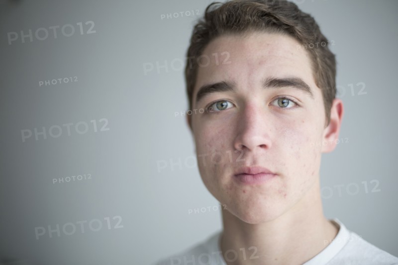 Close up of serious Caucasian man