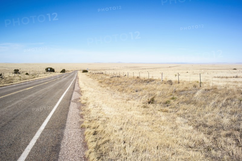 Empty road in rural landscape