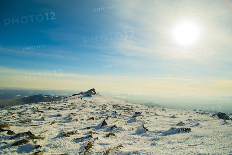 Mountain in winter