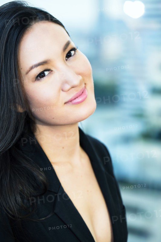 Portrait of smiling Asian woman