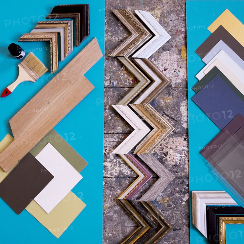 Paintbrush and picture frame parts