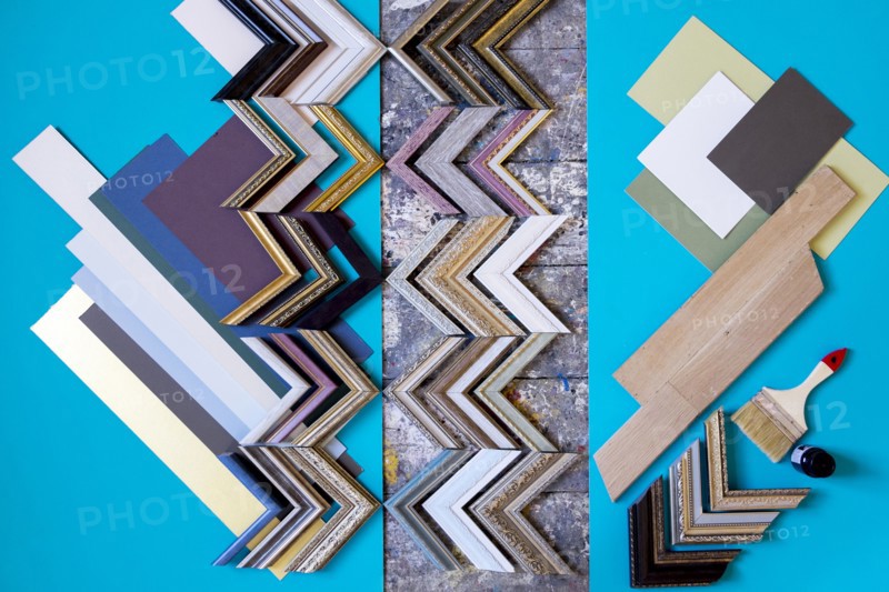 Paintbrush and picture frame parts