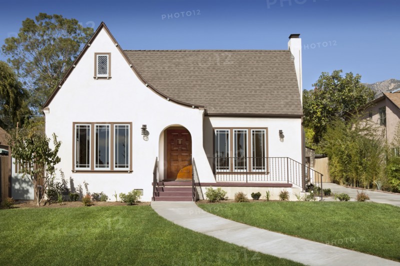 Front exterior of cottage