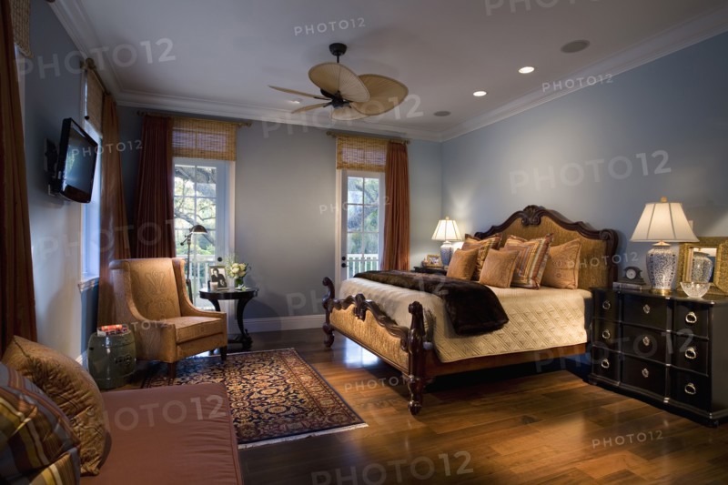 Master Bedroom in Traditional Home