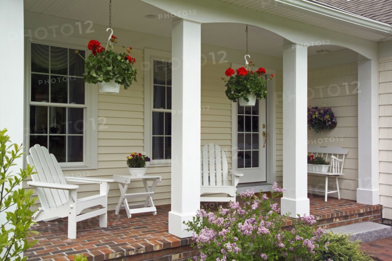 Front porch of a single family home