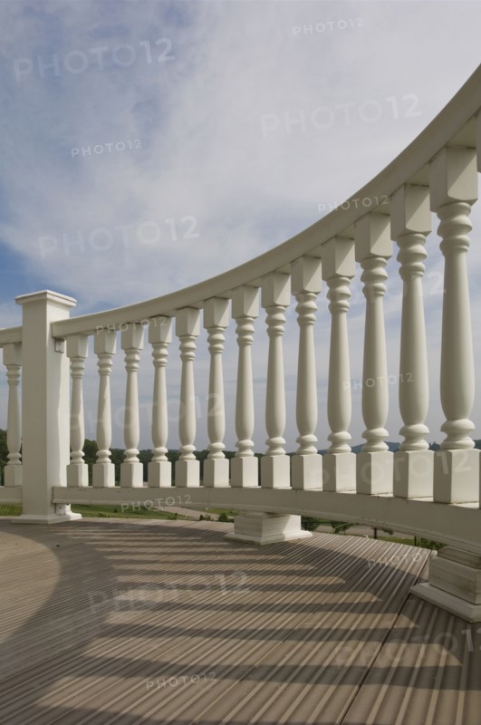 Traditional porch railing