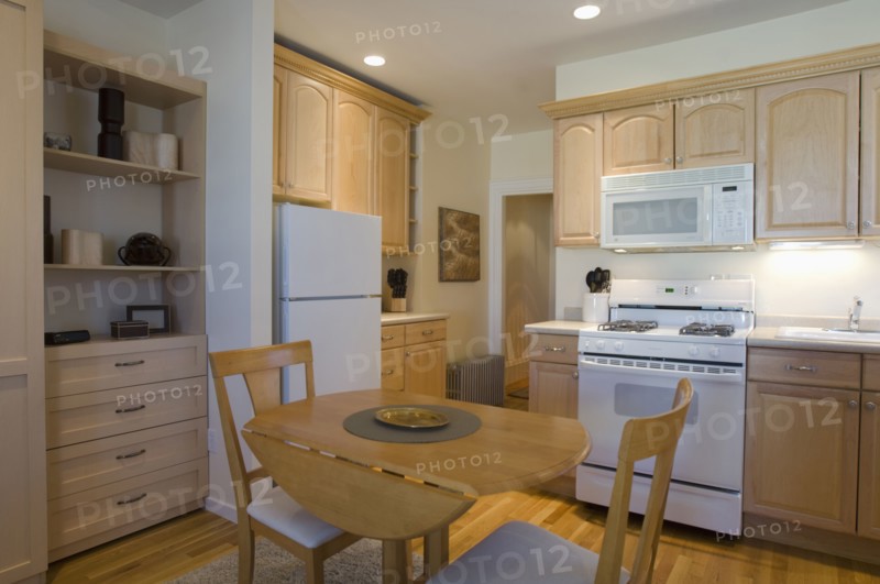 Kitchen in studio apartment