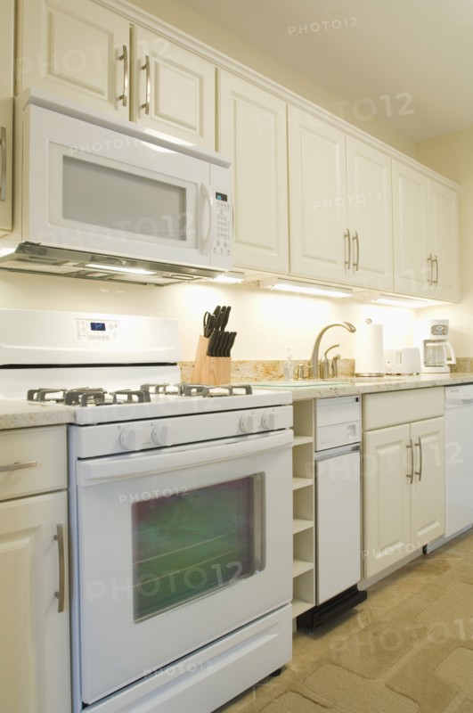 Light colored traditional kitchen