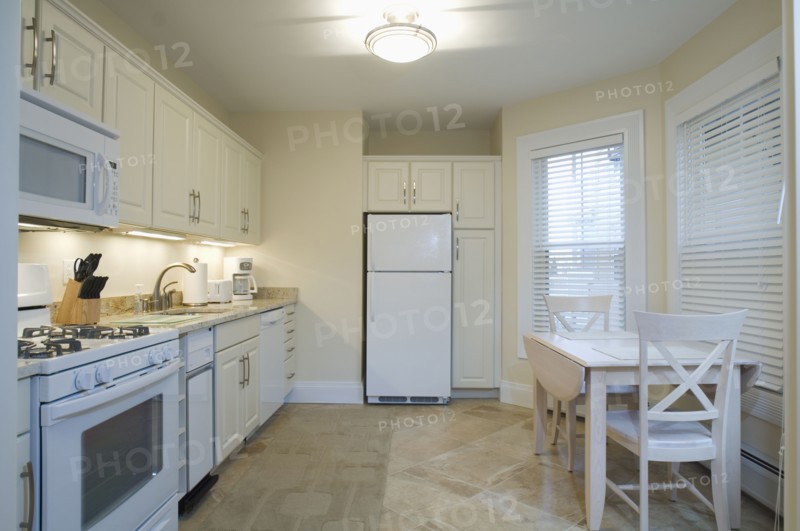 Light colored traditional kitchen