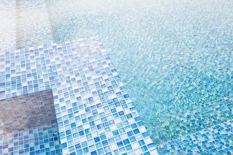 Detail shot of swimming pool
