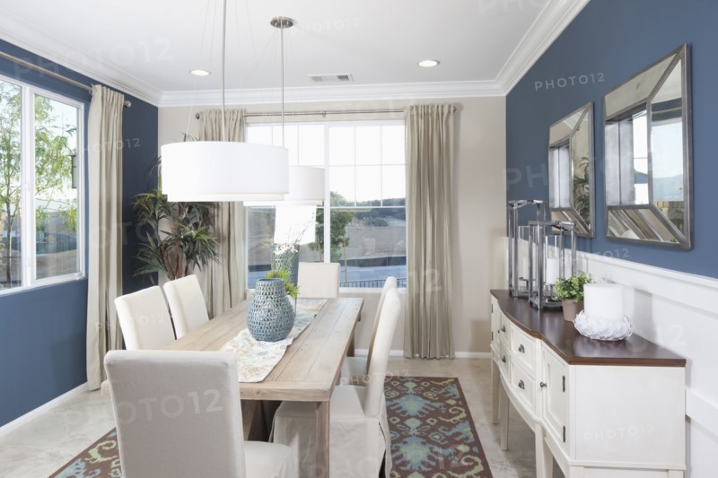 Interior of dining room