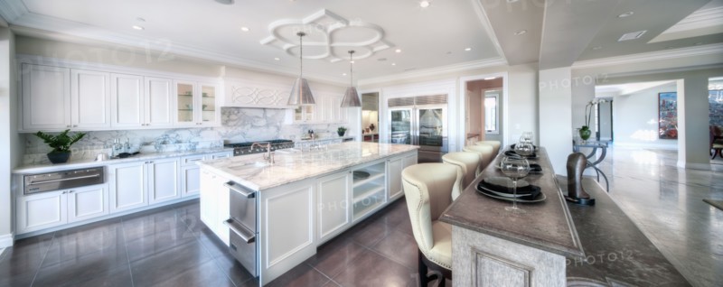 Elegant kitchen in home