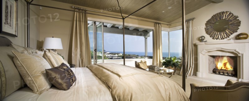 Master bedroom with ocean view