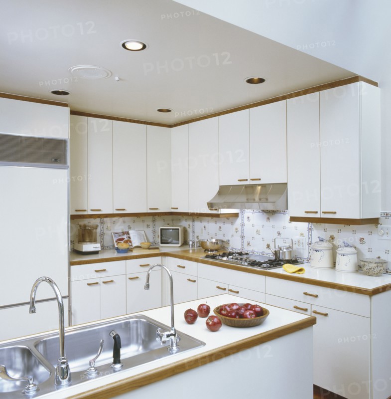 Interior of vintage domestic kitchen