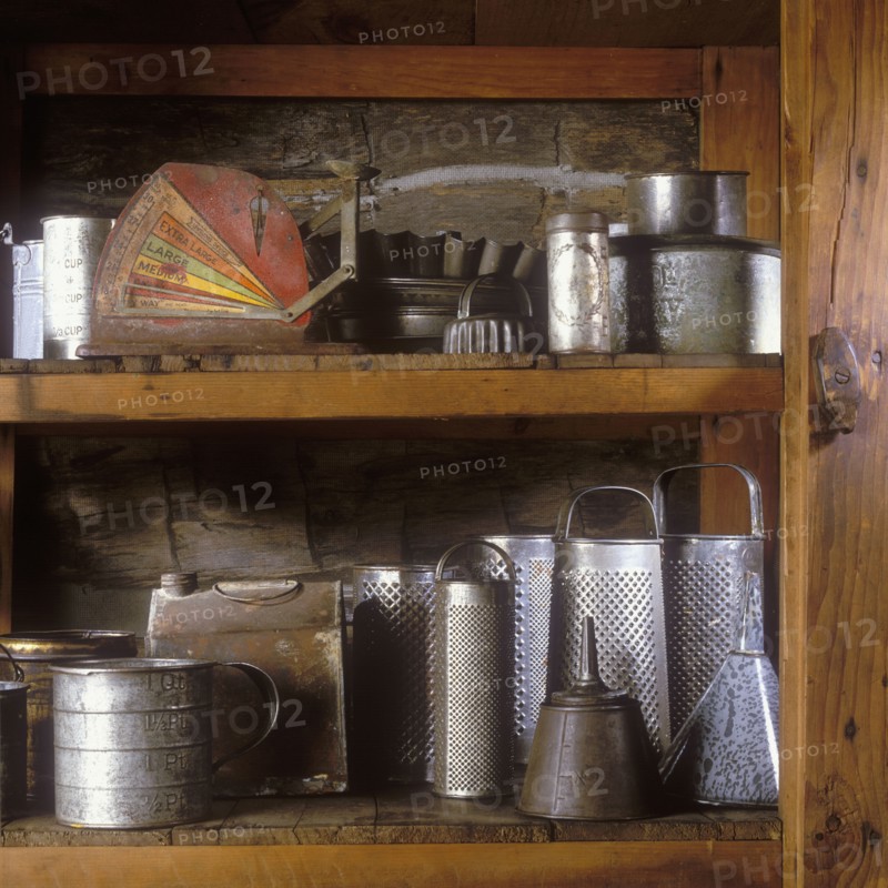 Vintage kitchen implements range from egg grader to graters