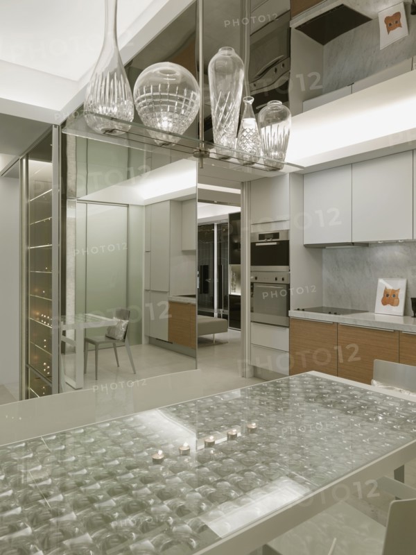 Modern dining area