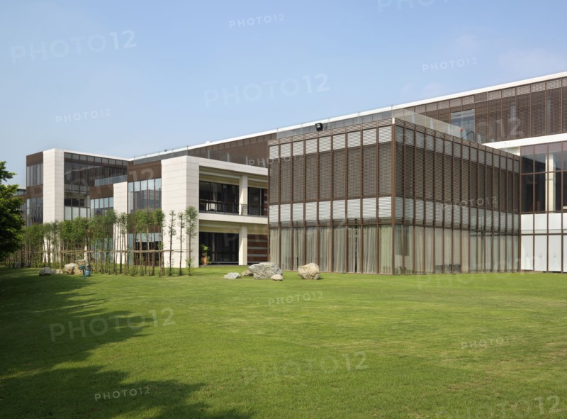Exterior modern building