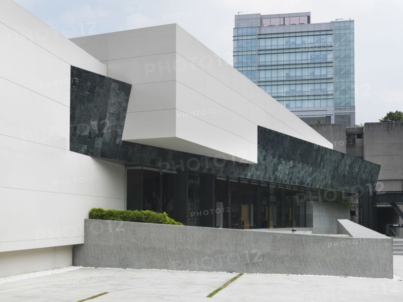 Front exterior modern building