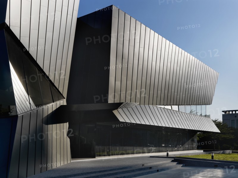 Exterior modern building