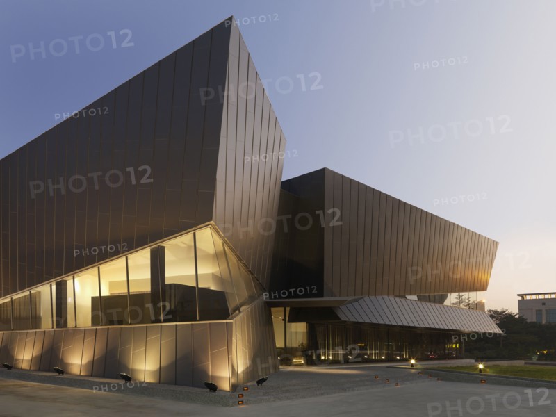 Exterior modern building