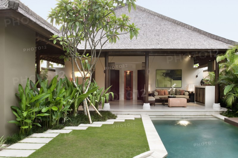 Exterior small resort with private pool