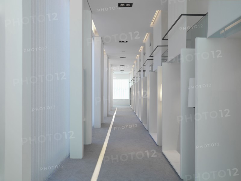 White modern hallway