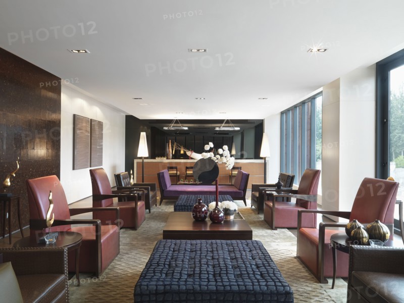 Living room with modern furniture