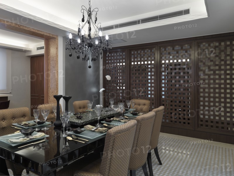 Elegant asian dining room
