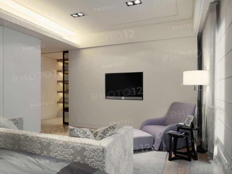 Sitting area in bedroom